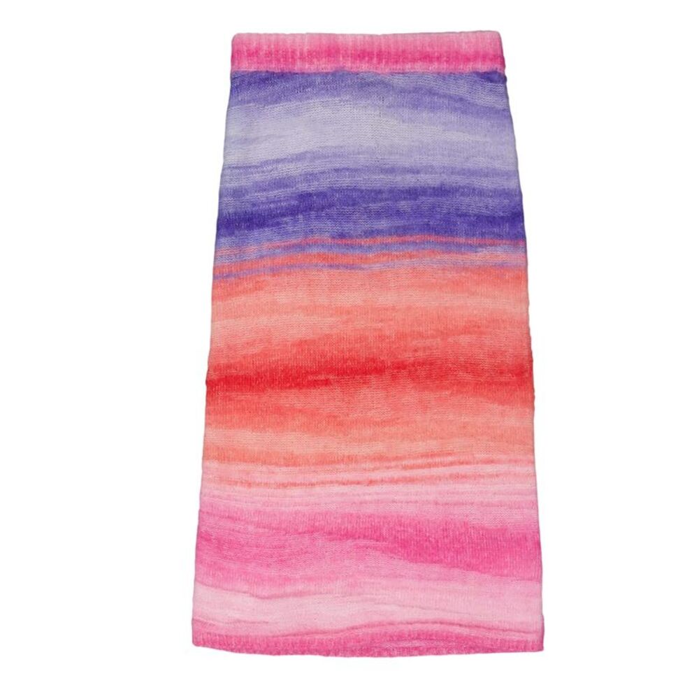 Missoni Girls Contrast Logo Mini Skirt / Multicolored